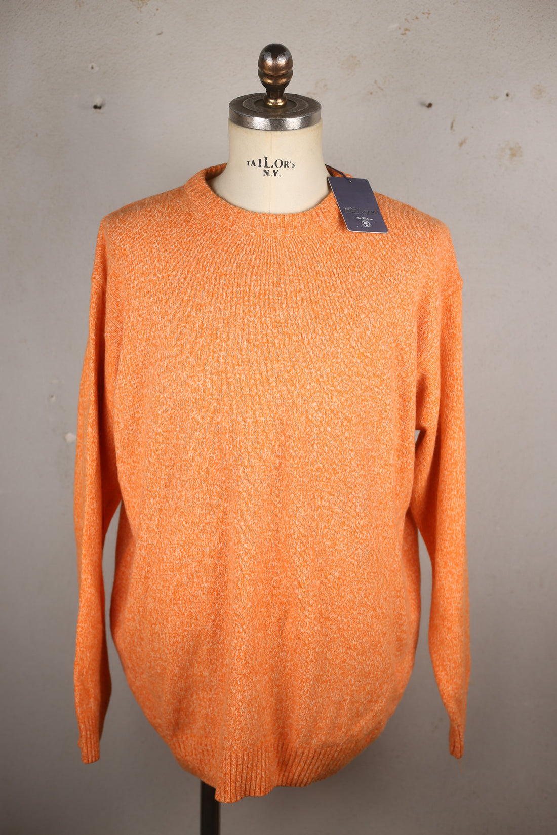 DEADSTOCK WOOL AND CASHMERE SWEATER - XL -
