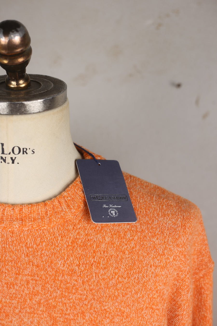 DEADSTOCK WOOL AND CASHMERE SWEATER - XL -