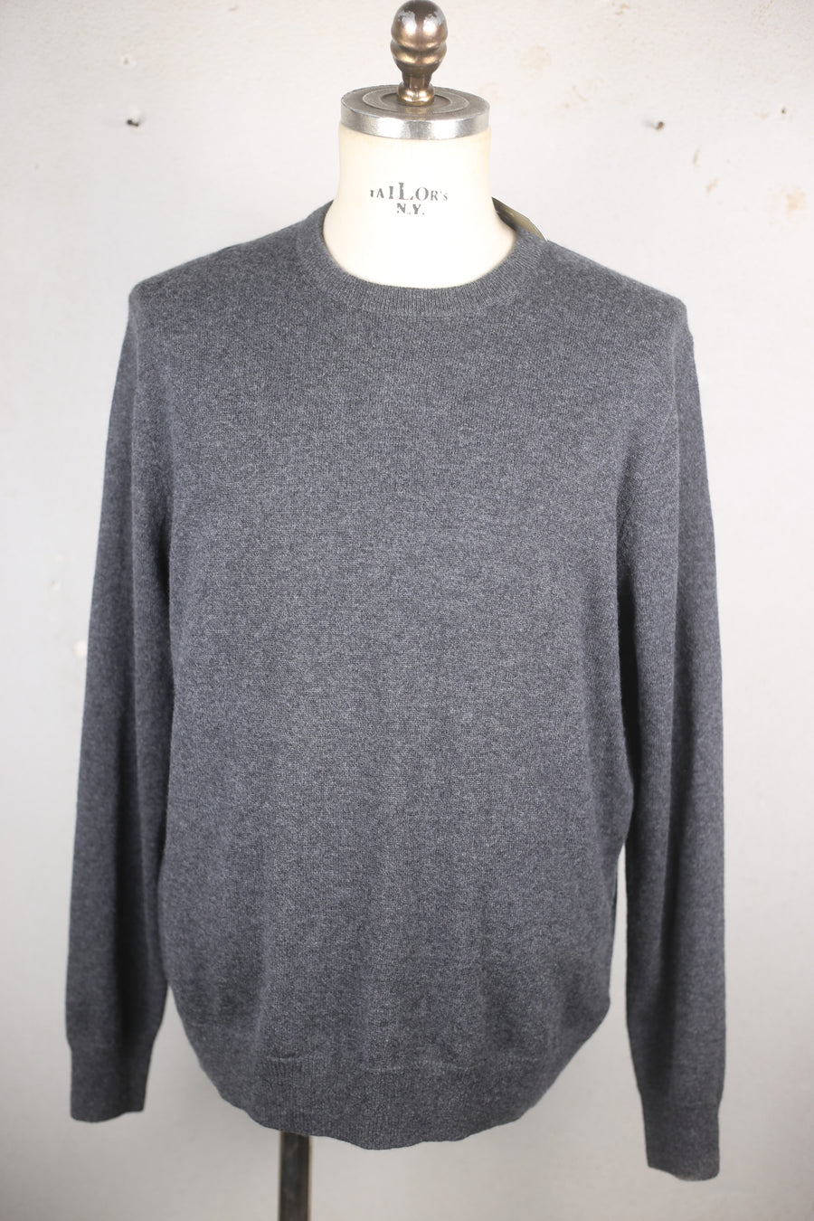100% CASHMERE DEADSTOCK SWEATER - L -