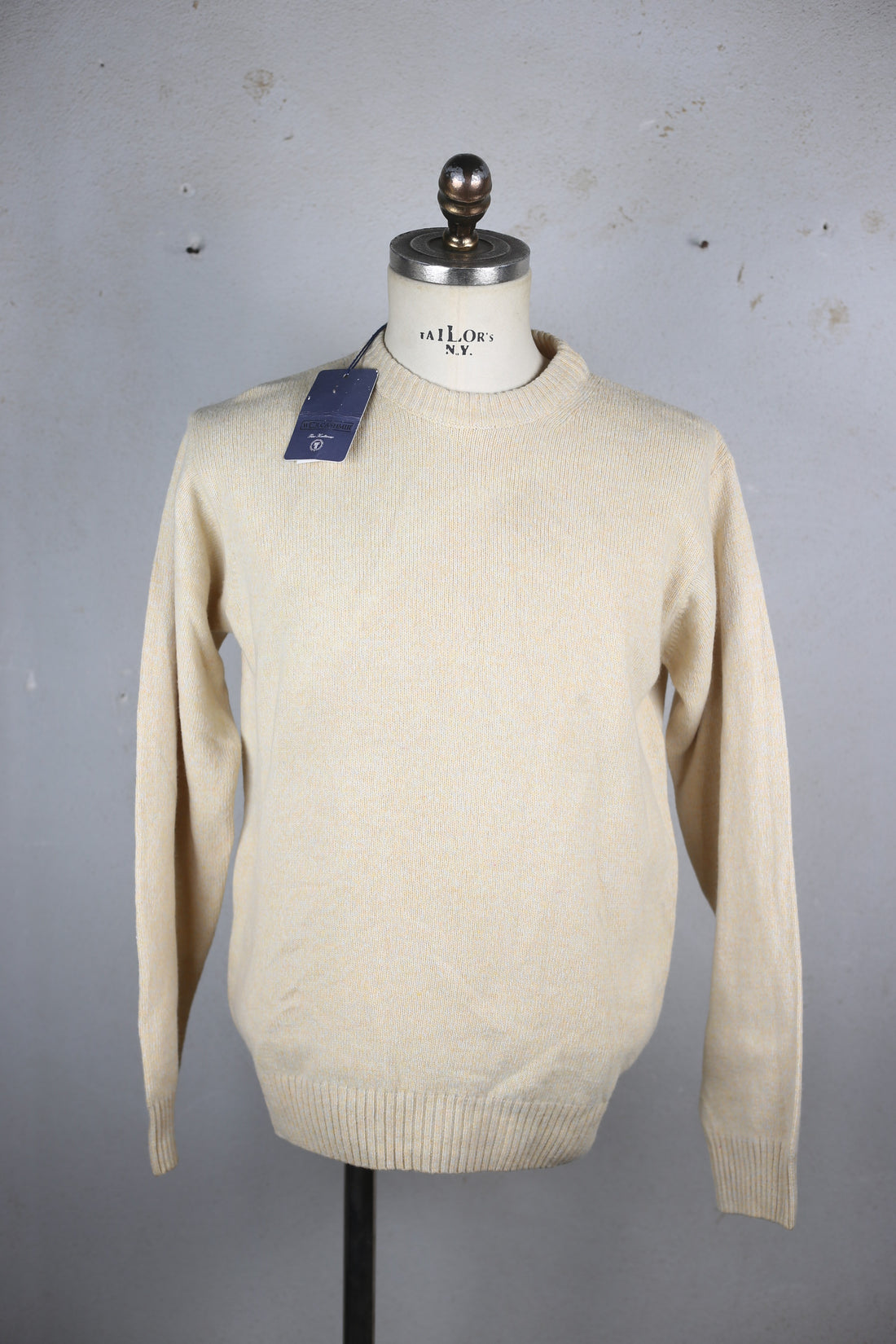 DEADSTOCK WOOL AND CASHMERE SWEATER - M -