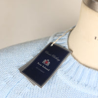 DEADSTOCK WOOL AND CASHMERE RAGLAN SWEATER - L -