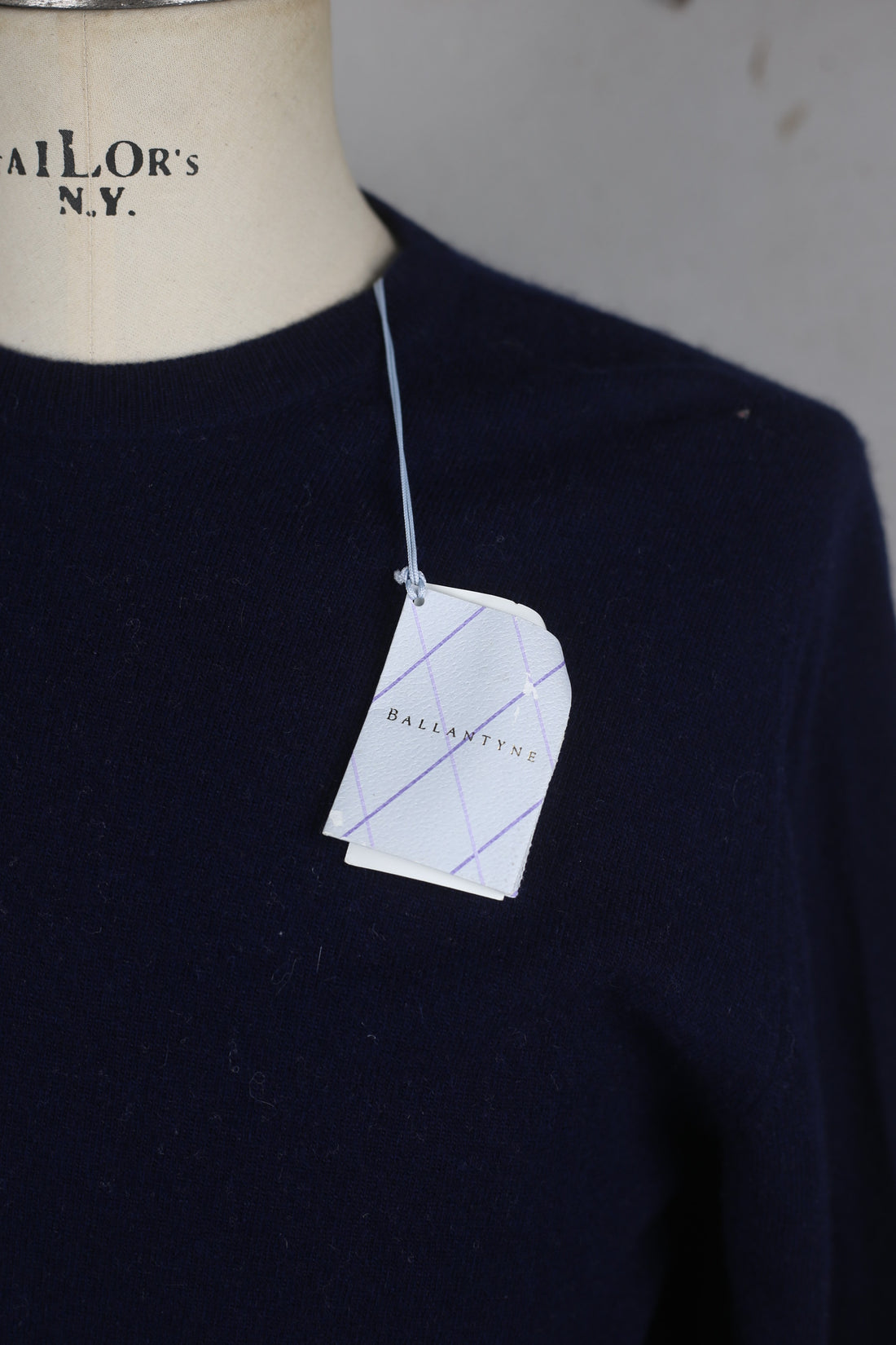 BALLANTYNE SWEATER IN 100% CASHMERE DEADSTOCK - M -