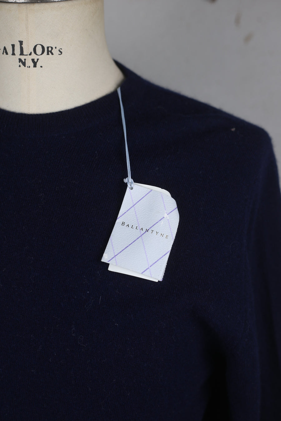 BALLANTYNE SWEATER IN 100% CASHMERE DEADSTOCK - M -