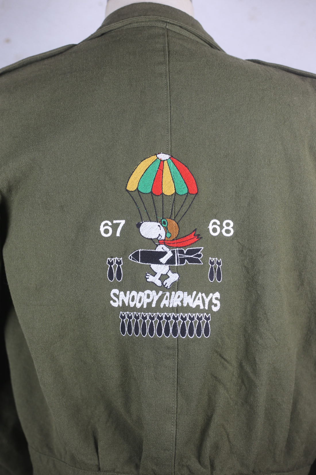 IKE Jacket US ARMY WW2 WITH EMBROIDERY - S - 