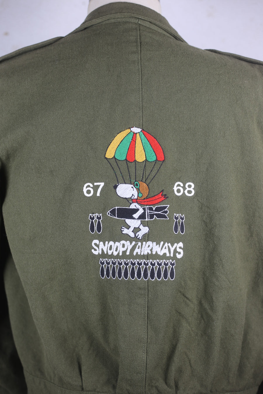 IKE Jacket US ARMY WW2 WITH EMBROIDERY - S - 