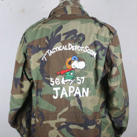 Field Jacket M-65 Us ARMY WITH EMBROIDERY &lt; S - M - L -XL &gt; 