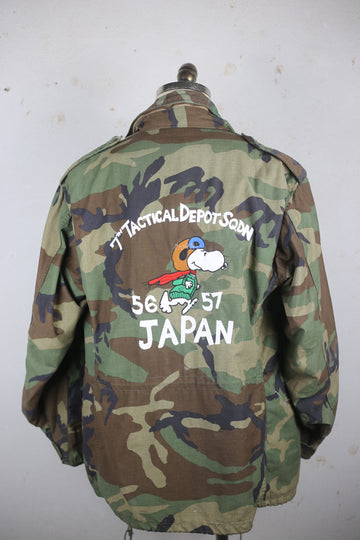 Field Jacket M-65 Us ARMY WITH EMBROIDERY &lt; S - M - L -XL &gt; 