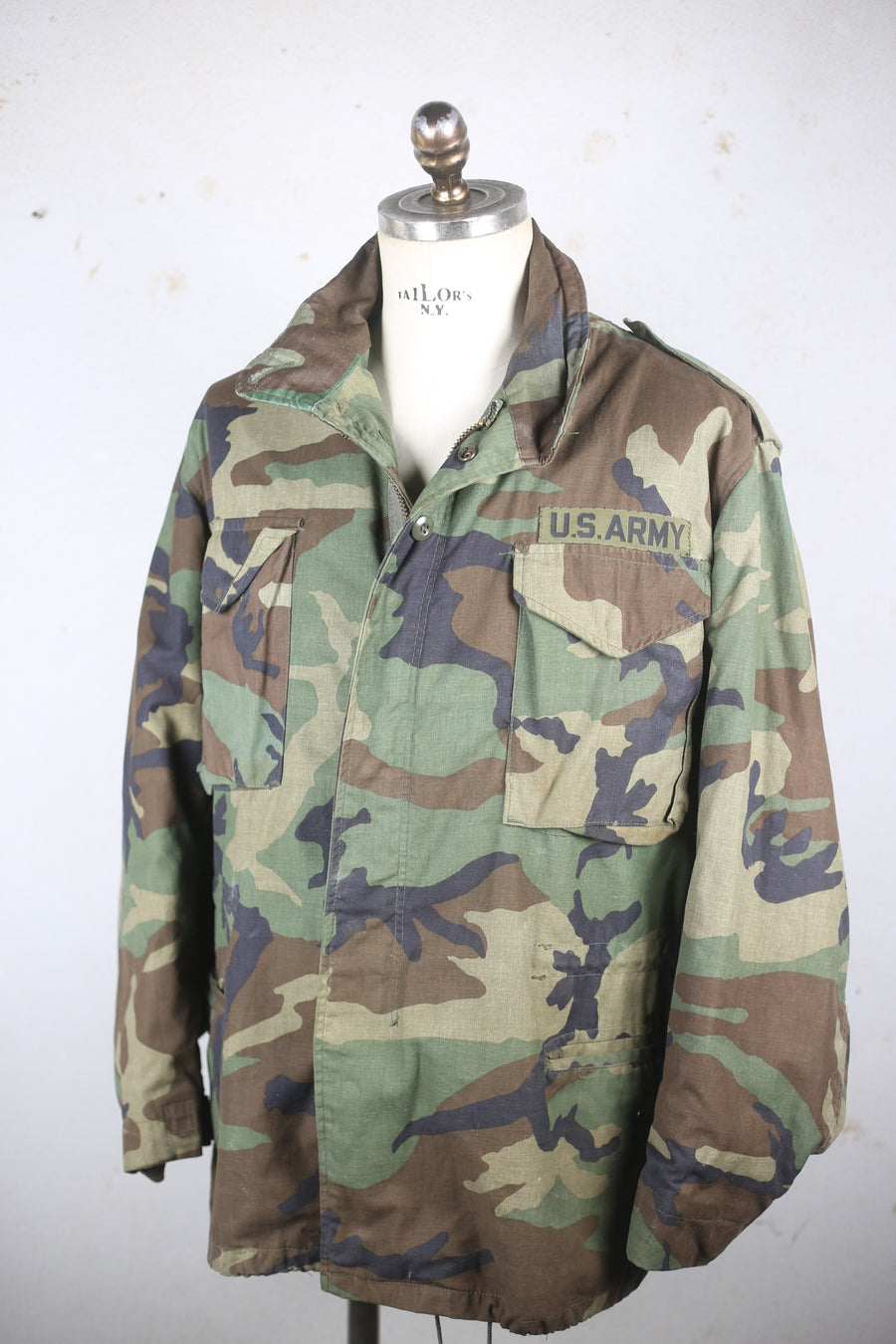Field Jacket M-65 Us ARMY WITH EMBROIDERY &lt; S - M - L -XL &gt; 