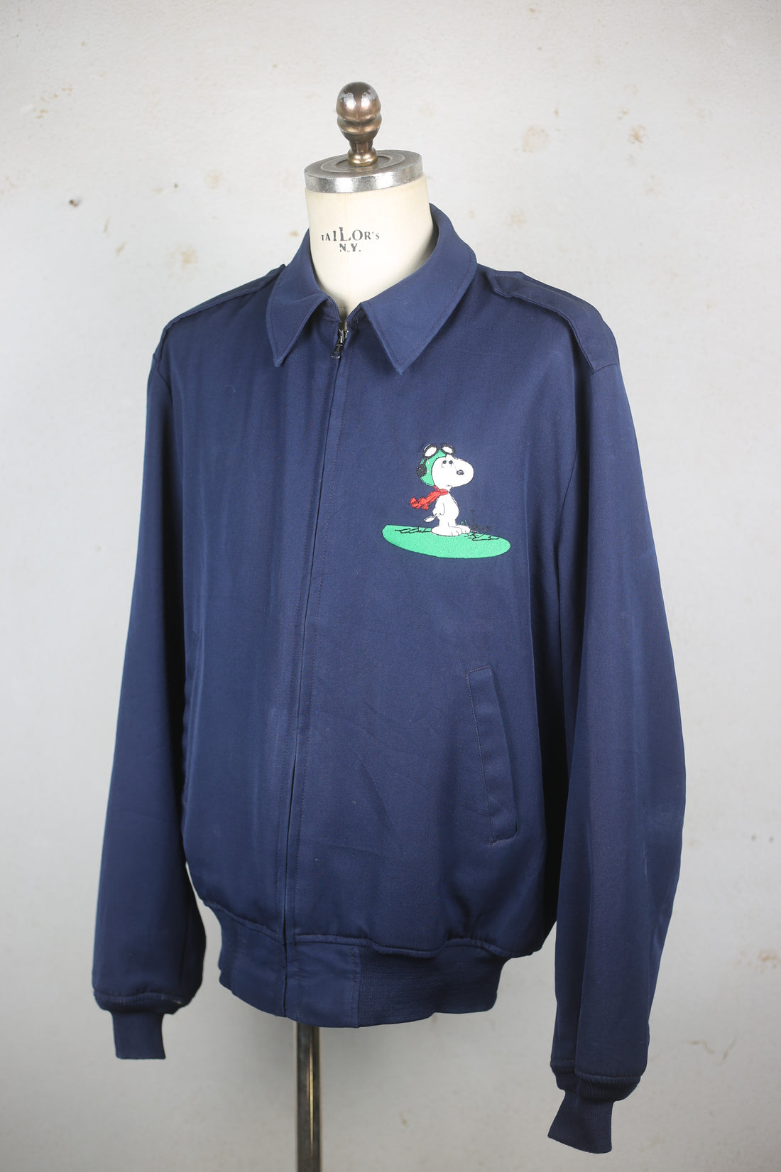 AIR FORCE BOMBER JACKET WITH EMBROIDERY - L -