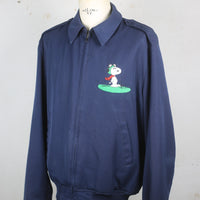 AIR FORCE BOMBER JACKET WITH EMBROIDERY - L -