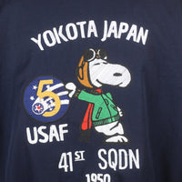 AIR FORCE BOMBER JACKET WITH EMBROIDERY - L -