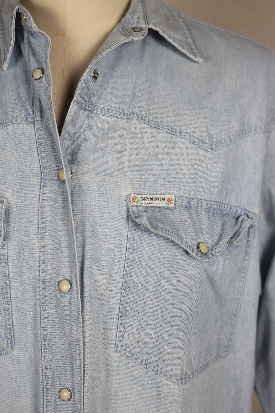 Wmpum DENIM SHIRT FOR WOMEN - M -