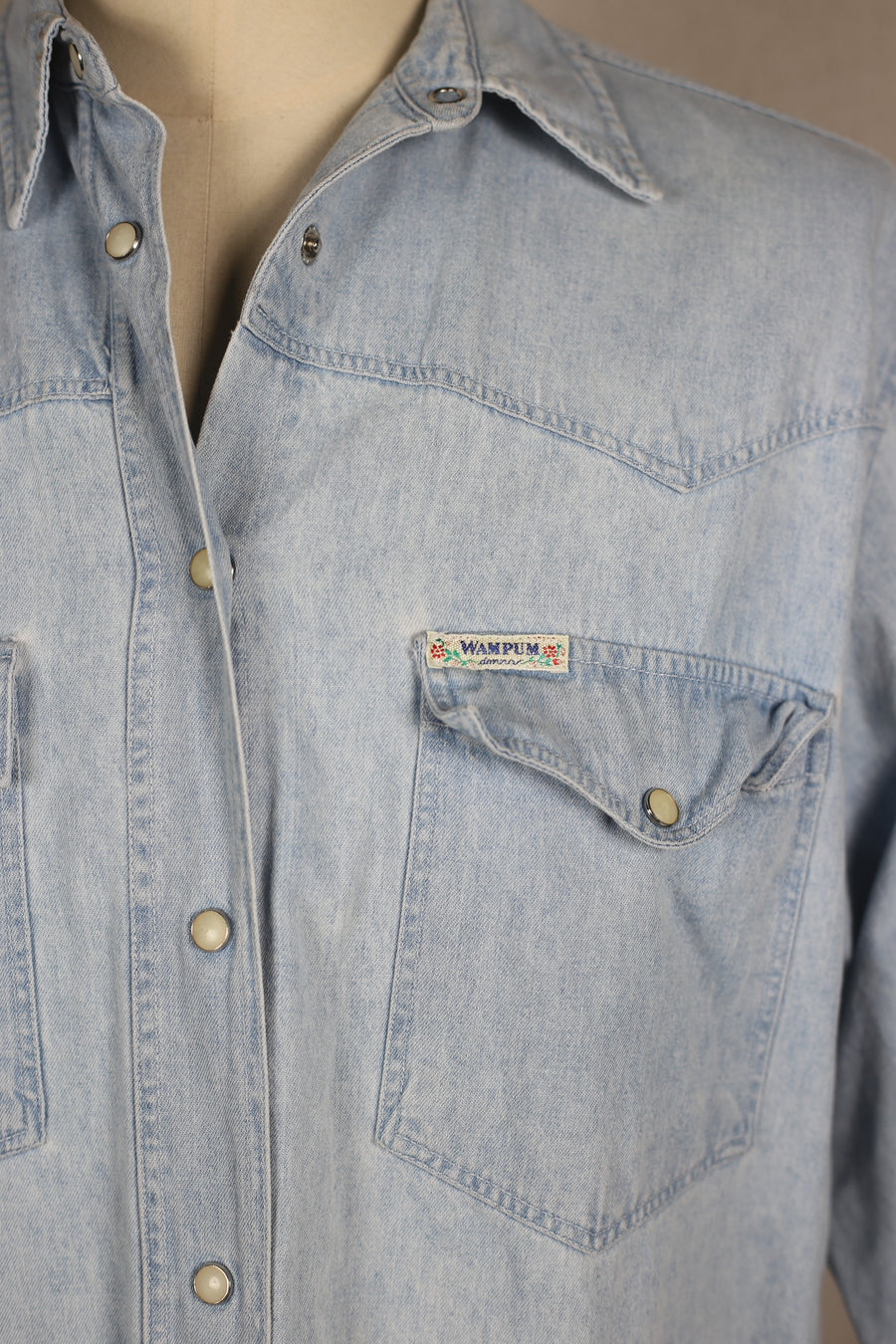 Wmpum DENIM SHIRT FOR WOMEN - M -