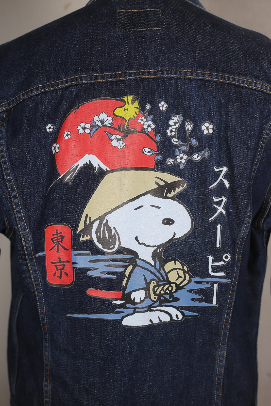 SNOOPY JAPAN DENIM JACKET - M- 
