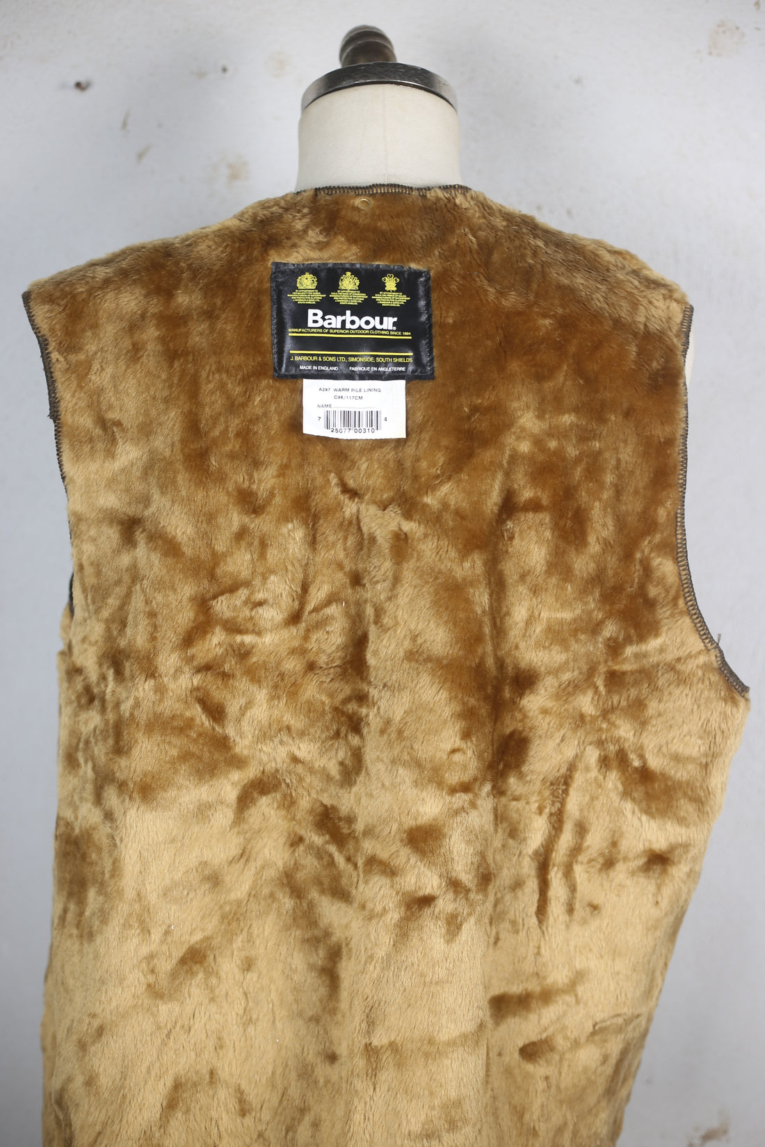 PADDINGS FOR BARBOUR A55 INTERNATIONAL