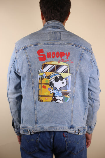 LEVIS SNOOPY Denim Jacket - XL -