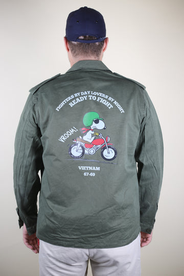 ARMY biker shirt - L -