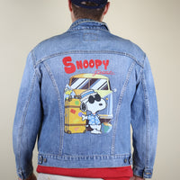 SNOOPY Denim Jacket - L -