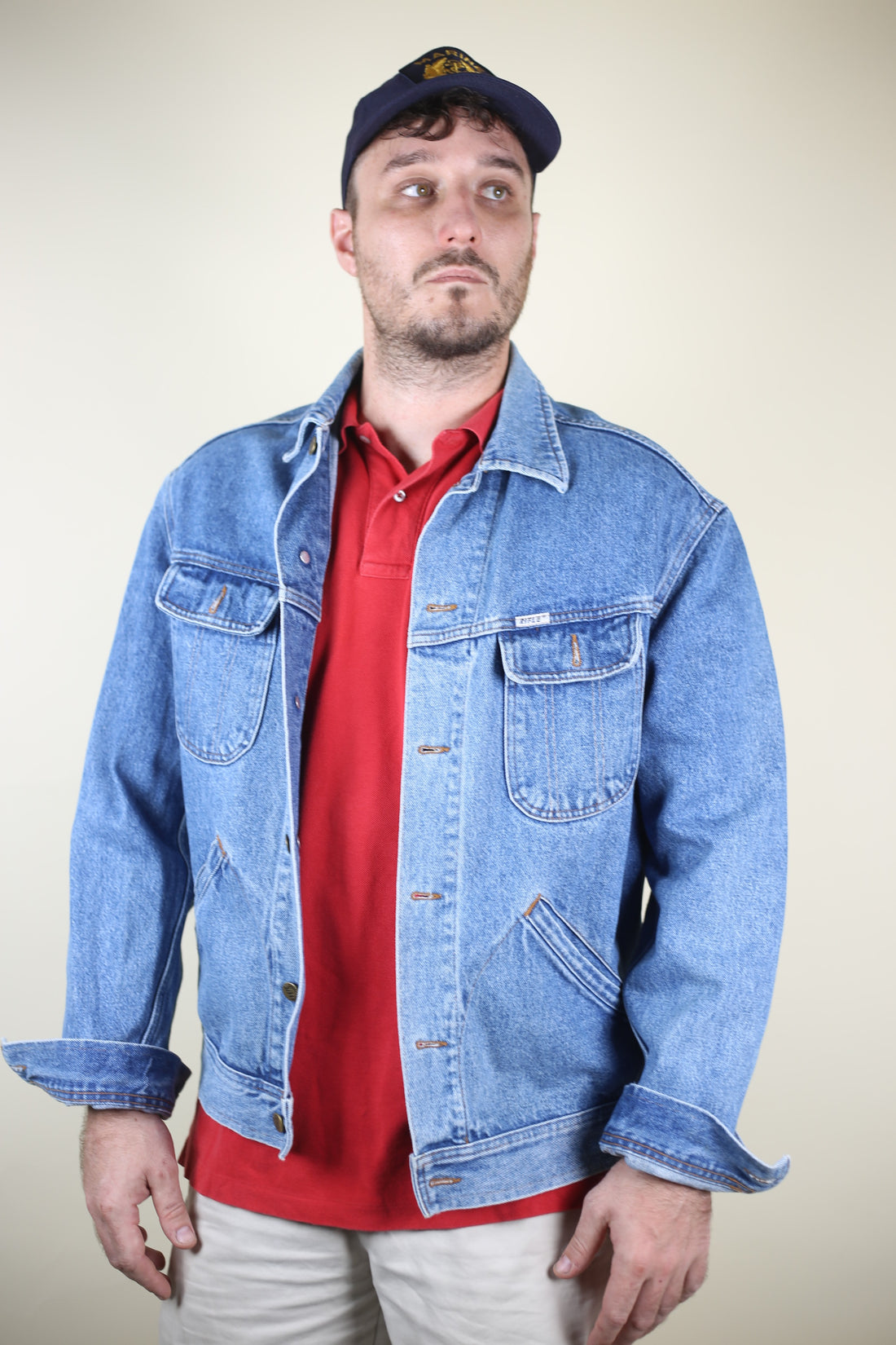 SNOOPY Denim Jacket - L -