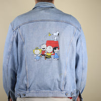 SNOOPY Denim Jacket - L -