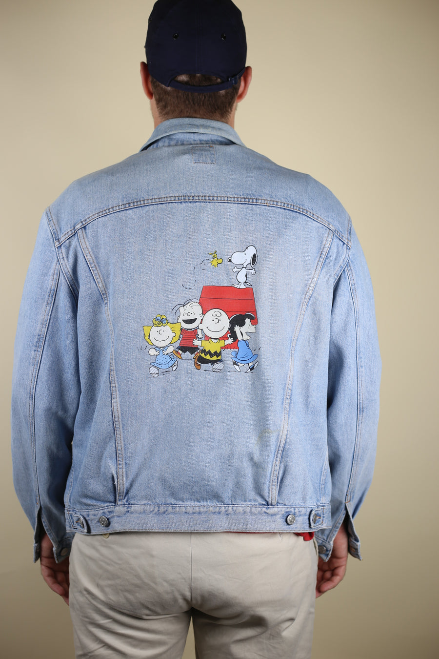 SNOOPY Denim Jacket - L -