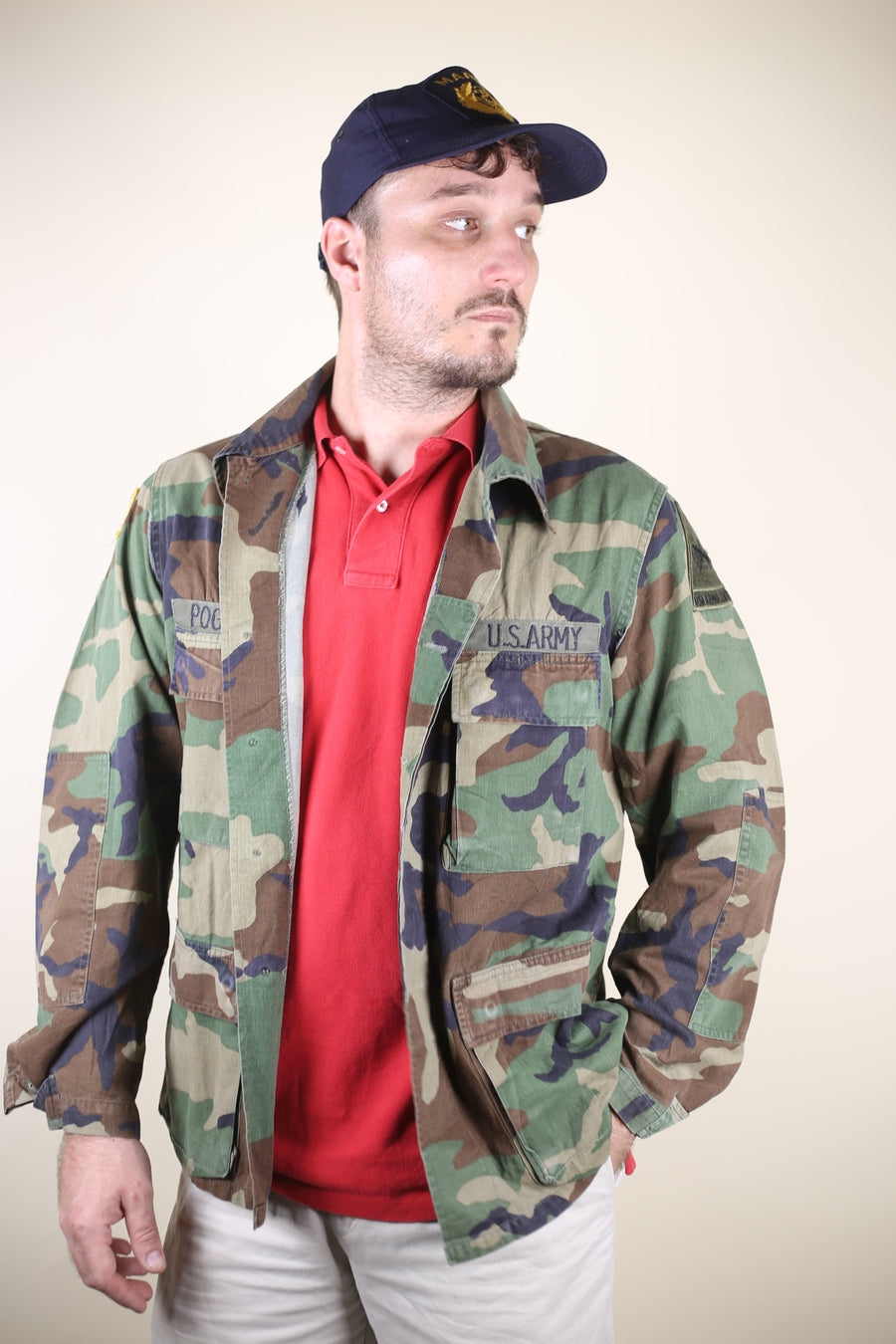 BDU CAMOUFLAGE Jacket Us ARMY - L -