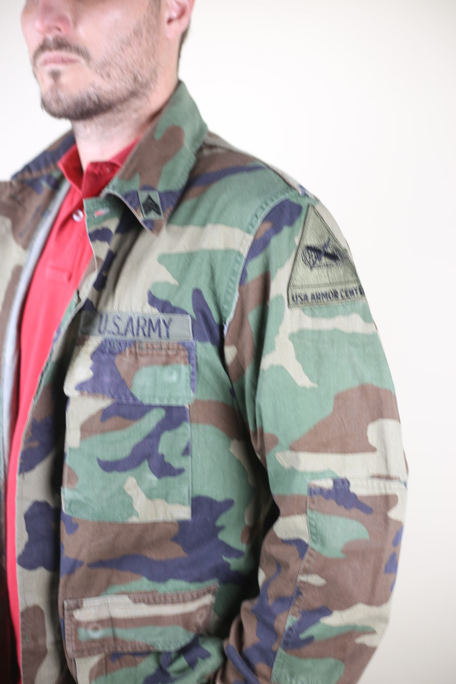 BDU CAMOUFLAGE Jacket Us ARMY - L -