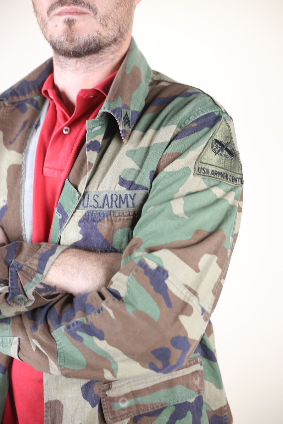 BDU CAMOUFLAGE Jacket Us ARMY - L -