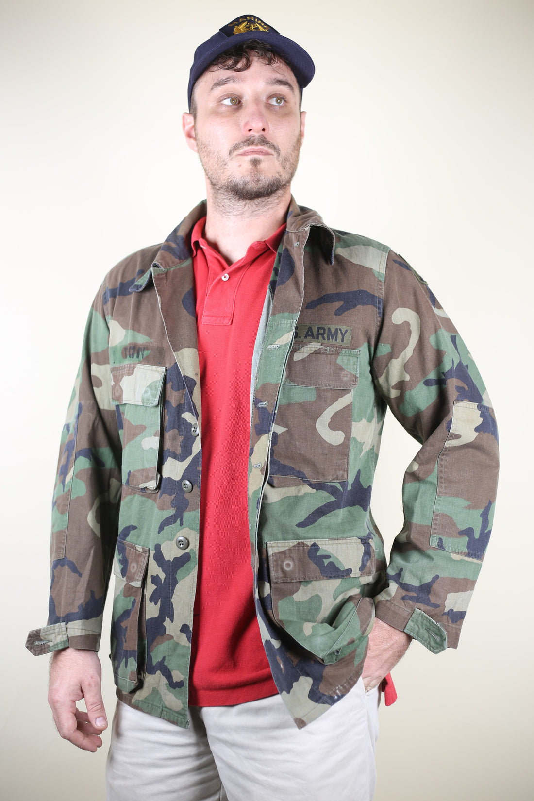 BDU CAMOUFLAGE BEEP BEEP Us ARMY jacket - L -