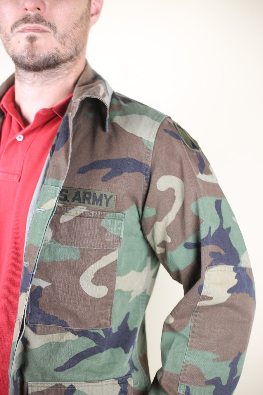 BDU CAMOUFLAGE BEEP BEEP Us ARMY jacket - L -