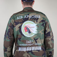 BDU Jacket CAMOUFLAGE AIR APACHE Us ARMY - L -