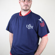 Felpa mezza manica raglan  US NAVY