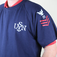 US NAVY Raglan Half Sleeve Sweatshirt