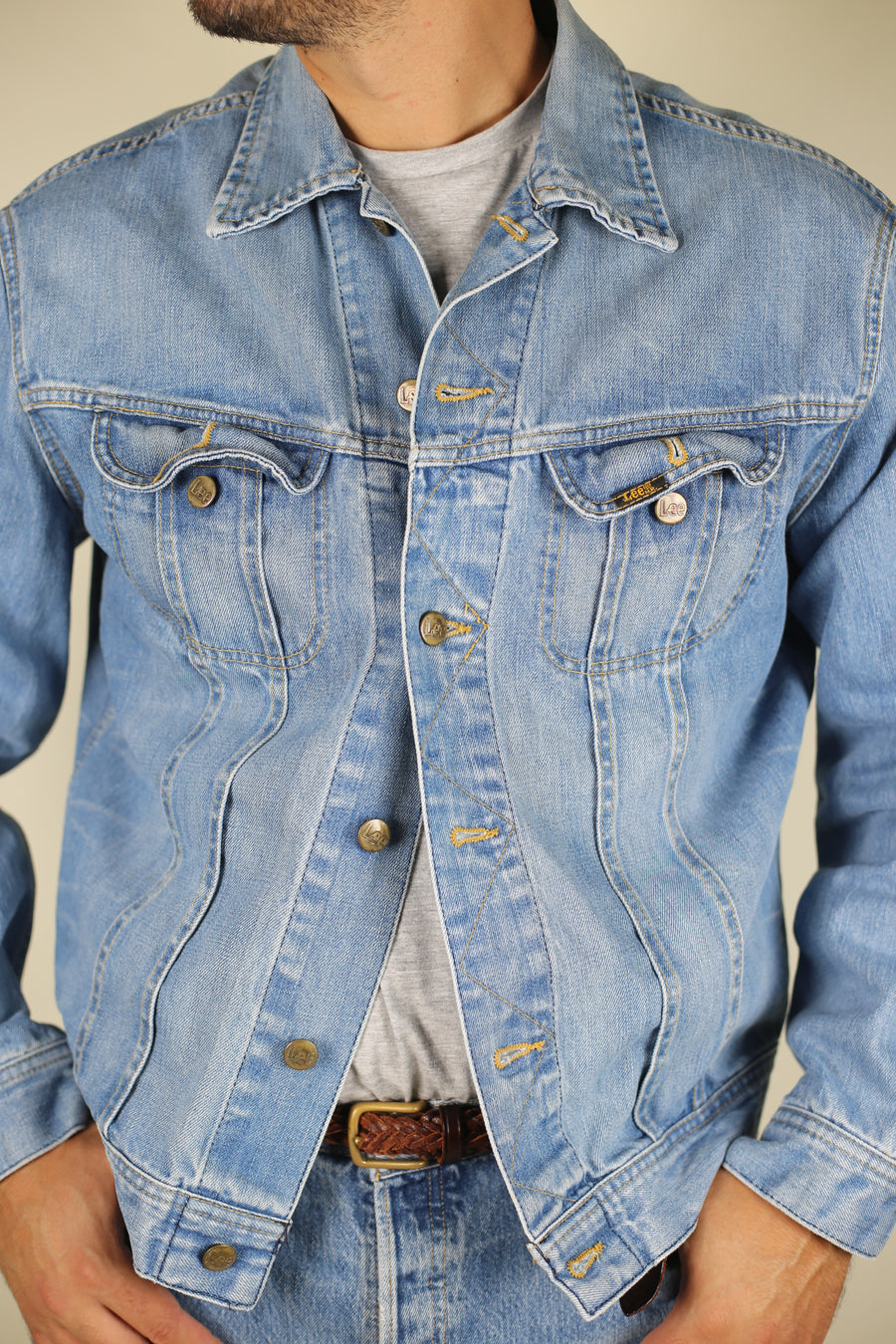 Giacca di Jeans Lee vintage  -XL-