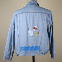 SNOOPY women's denim jacket - M -