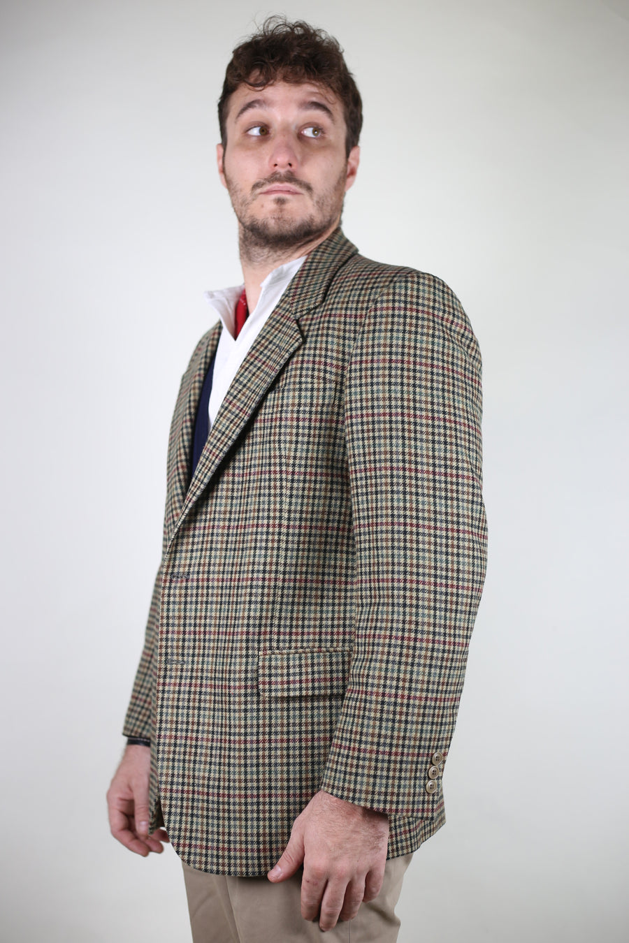 Giacca monopetto  in tweed -  L -