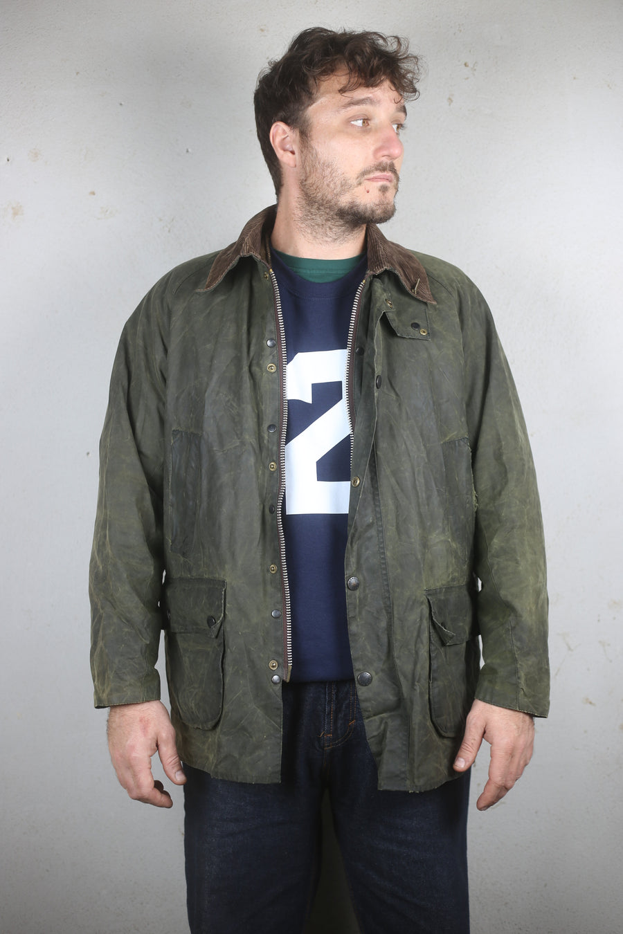 Barbour BEDALE COMPLETO DI IMBOTTITURA E SPILLA    - C40 L -