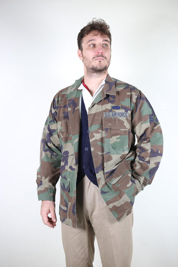 CAMOUFLAGE BDU WOODLAND JACKET Us Air Force