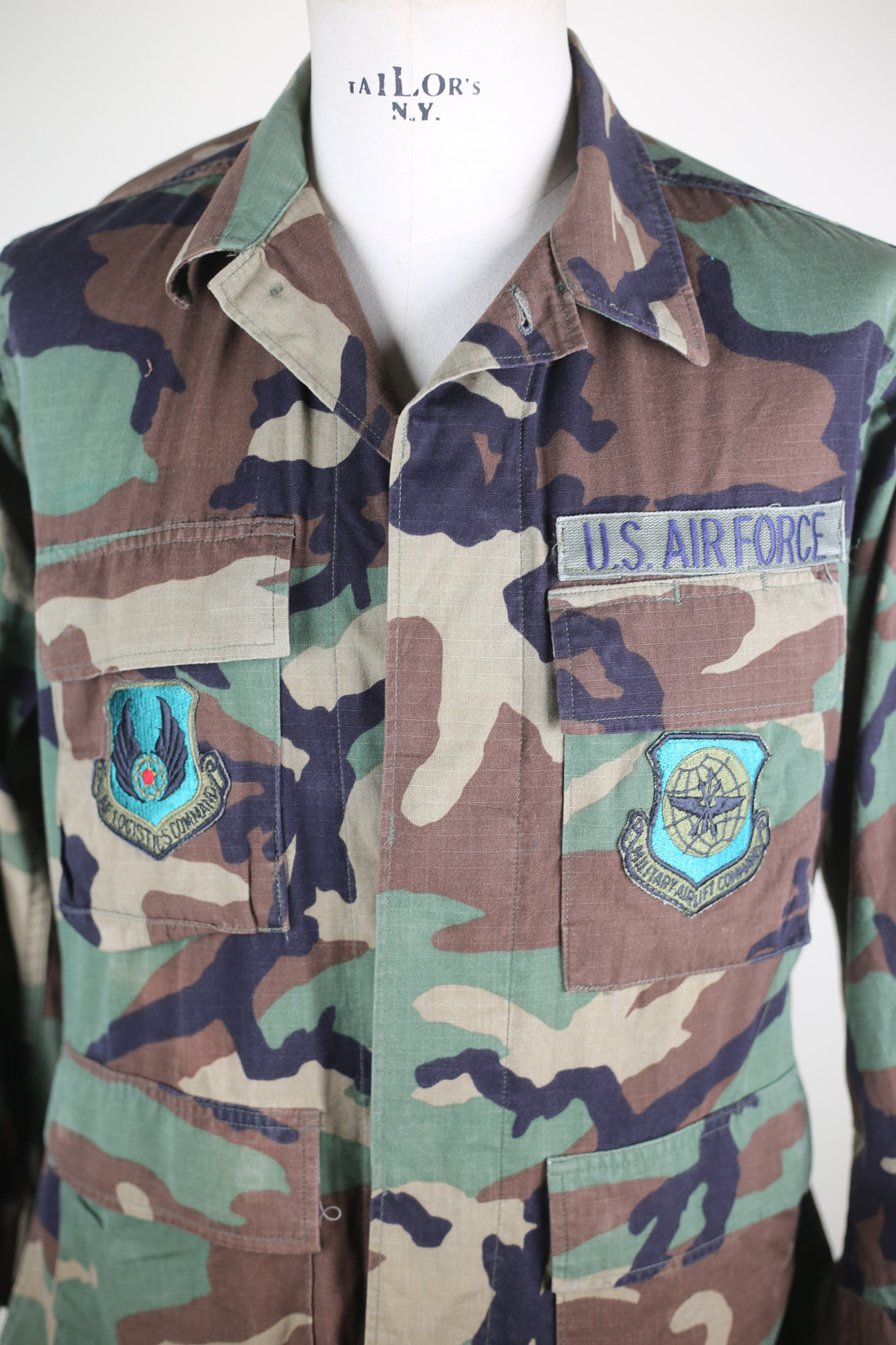 Bdu US Air force camouflage jacket - S -