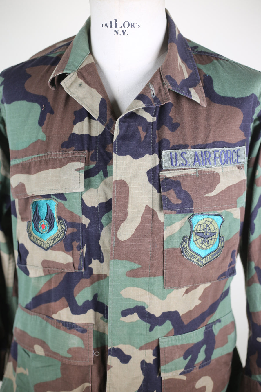 Bdu US Air force camouflage jacket - S -