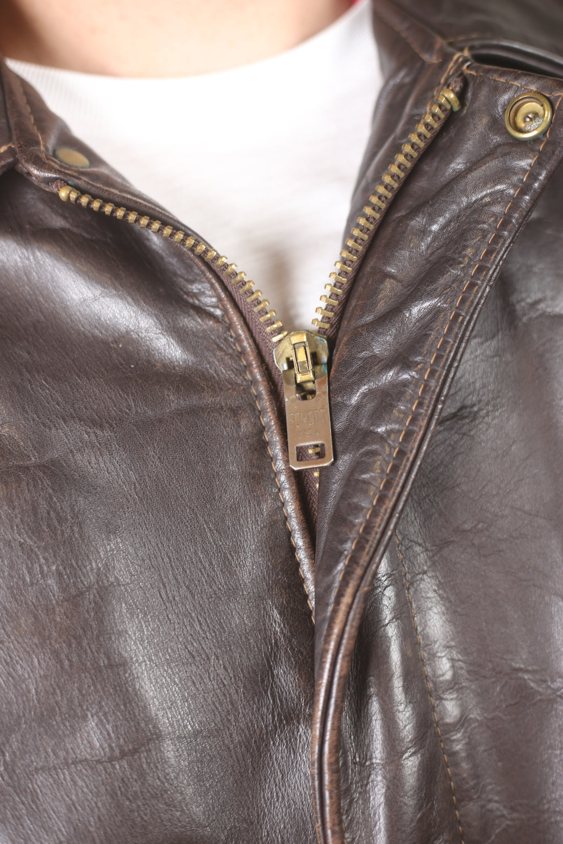 Giacca di pelle Schott  -  L -