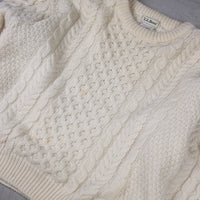 Aran cable LL BEAN- S-