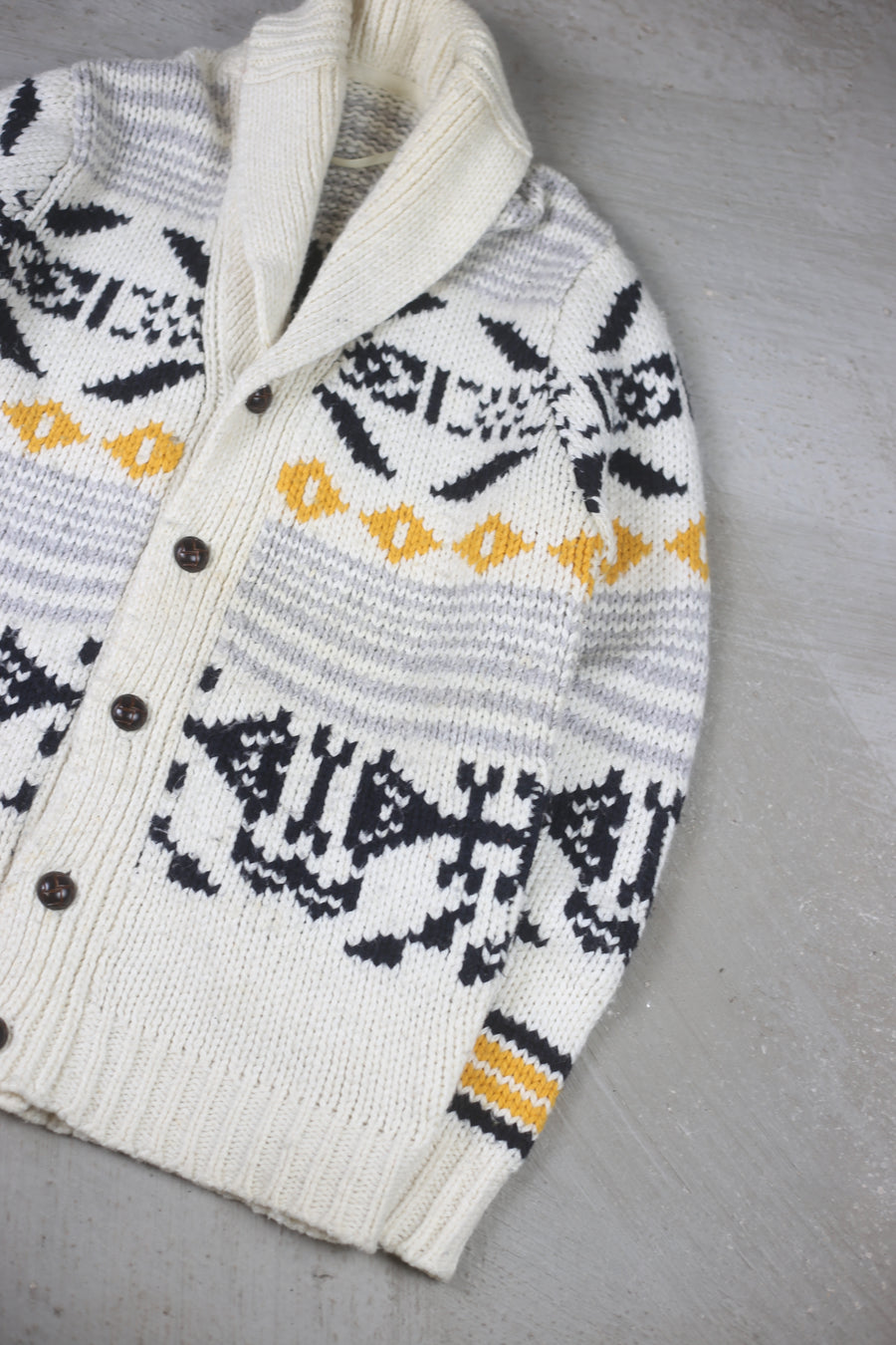 COWICHAN CARDIGAN- M-