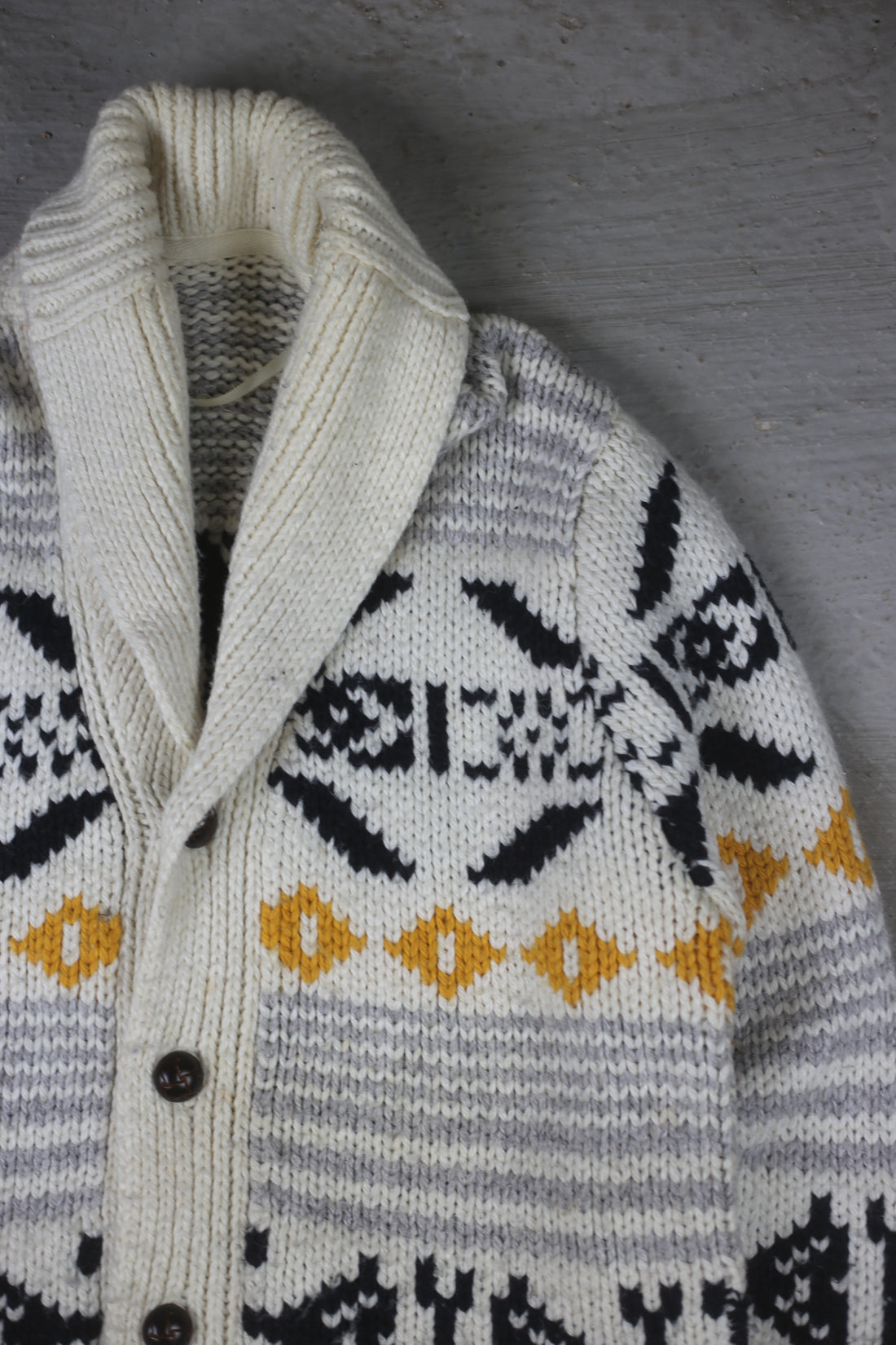 COWICHAN CARDIGAN- M-