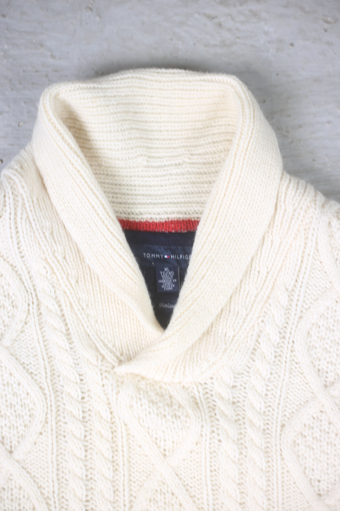 SHAWL COLLAR TOMMY HILFIGHER -XL-