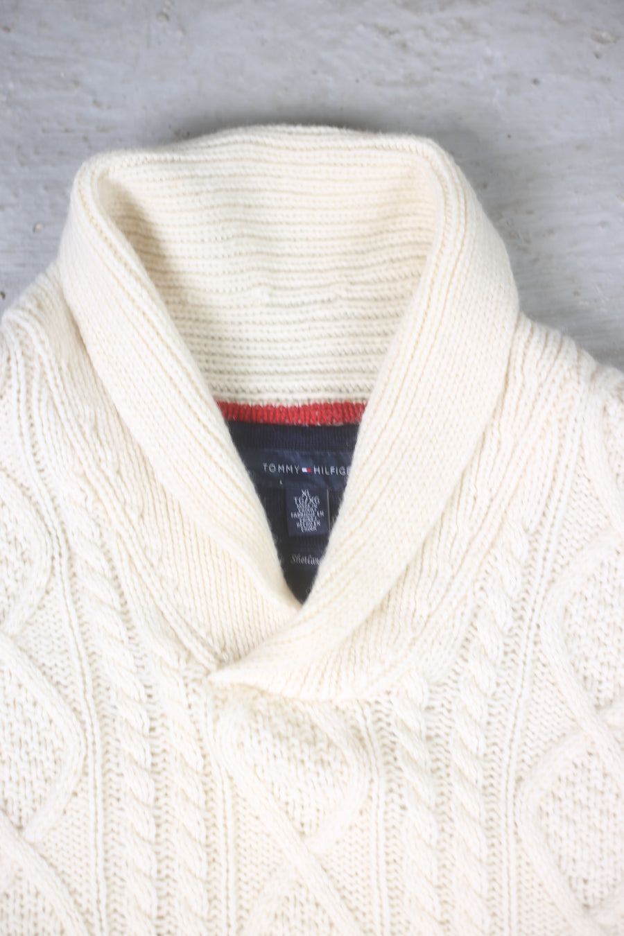 SHAWL COLLAR TOMMY HILFIGHER -XL-