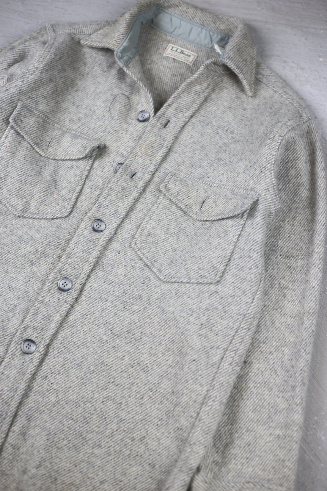 Plaid shirt LL BEAN -S-