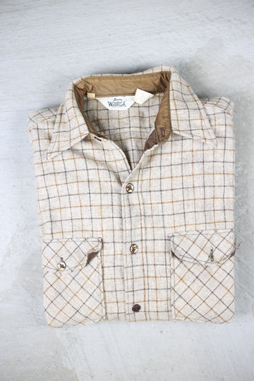 Plaid shirt WOOL RICH -L-