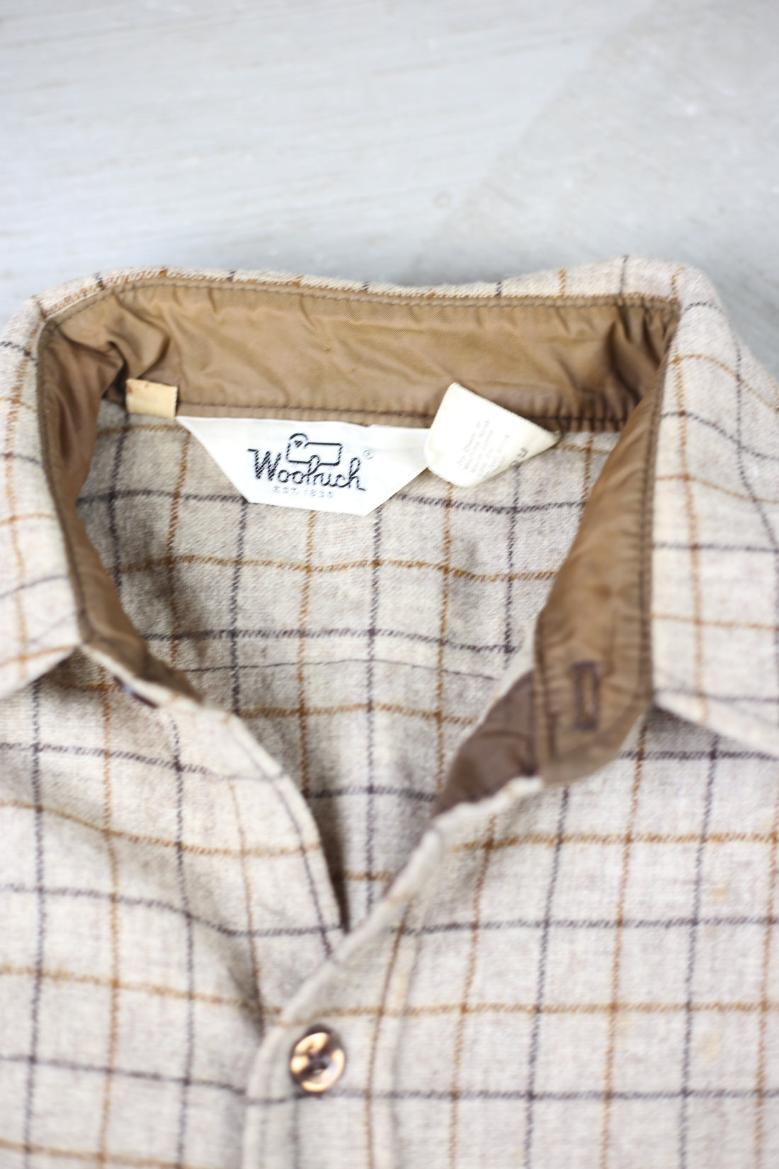 Plaid shirt WOOL RICH -L-