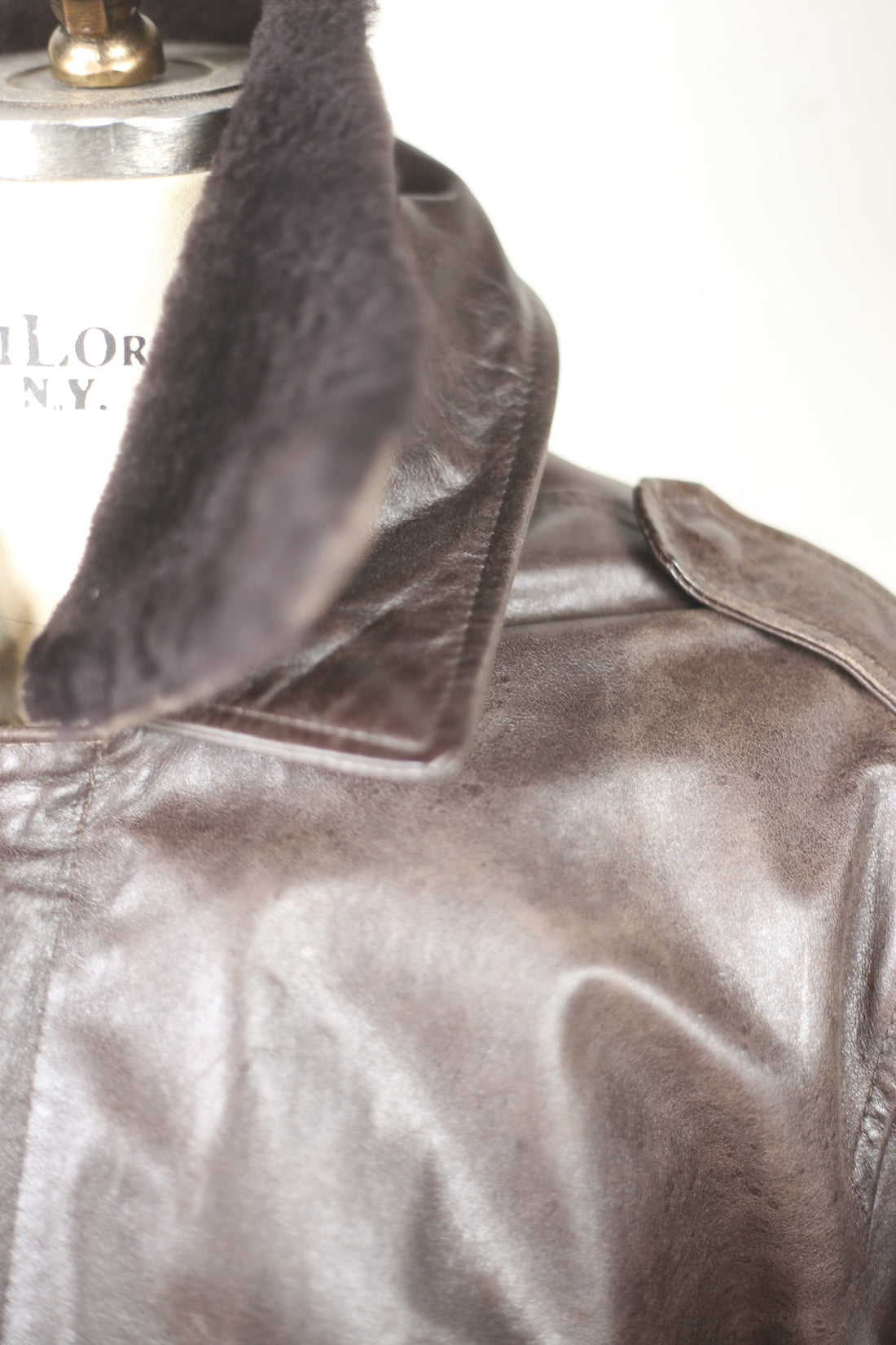 A2 23rd Bombardment Leather Jacket - L -